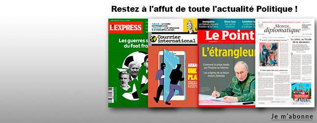 Restez à l'affut de toute l'actualité Politique!